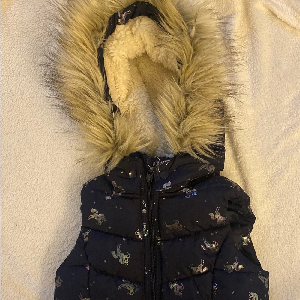 H&M Unicorn Navy Kids Vest